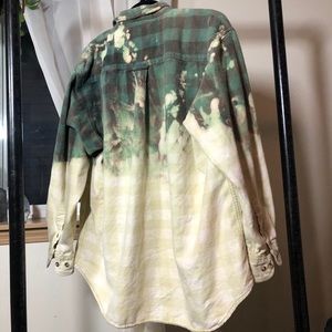 Hand bleached flannel